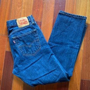 Men’s Levi Strauss & Co. 505 Regular Fit Denim Jeans In Great Shape